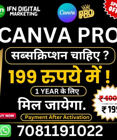 Canva Pro Subscription at just 199